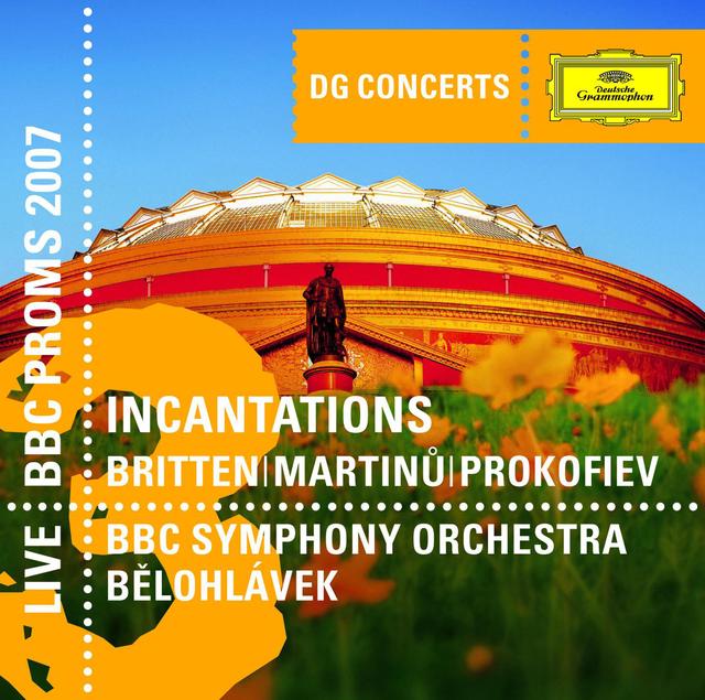 Album cover art for DG Concerts - BBC Proms - Britten / Martinu / Prokofiev