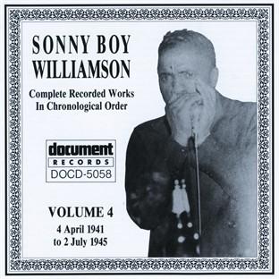 Album cover art for Sonny Boy Williamson Vol. 4 (1941 - 1945)