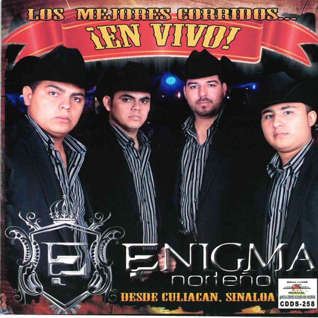 Album cover art for Los Mejores Corridos en Vivo