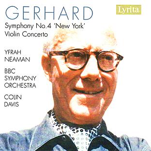 Album cover art for Gerhard: Symphony No. 4 "new York", Violin Concerto