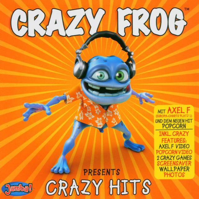 Album cover art for Crazy Frog Presents Crazy Hits