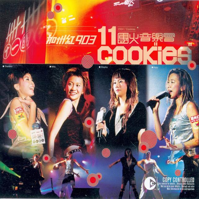 Album cover art for Cookies 11 Fire Concert Live