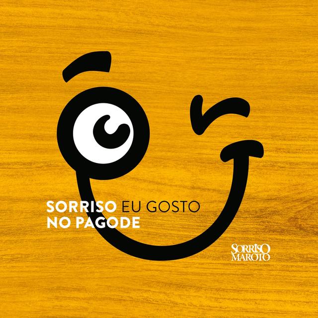 Album cover art for Sorriso Eu Gosto No Pagode (Ao Vivo)