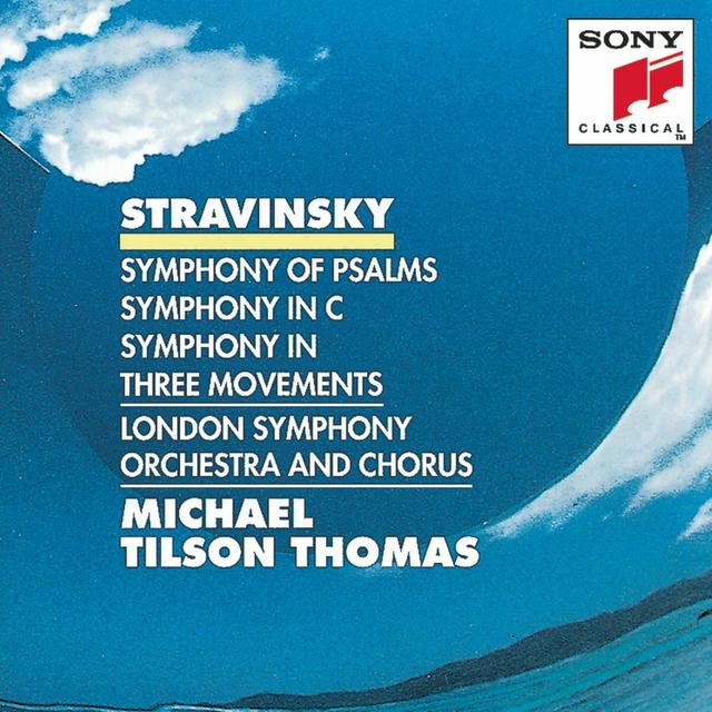 Album cover art for Stravinsky: Symphony of Psalms - Symphony in C - Symphony in Three Movements