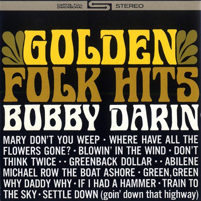 Album cover art for Golden Folk Hits