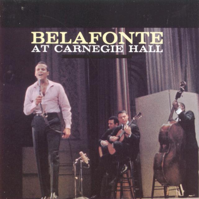 Album cover art for Belafonte at Carnegie Hall