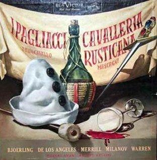 Album cover art for Leoncavallo: Pagliacci