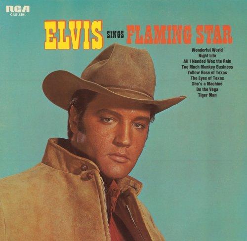 Album cover art for Elvis Sings Flaming Star