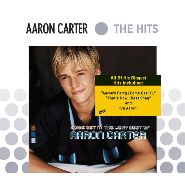 Album cover art for Come Get It: The Very Best of Aaron Carter