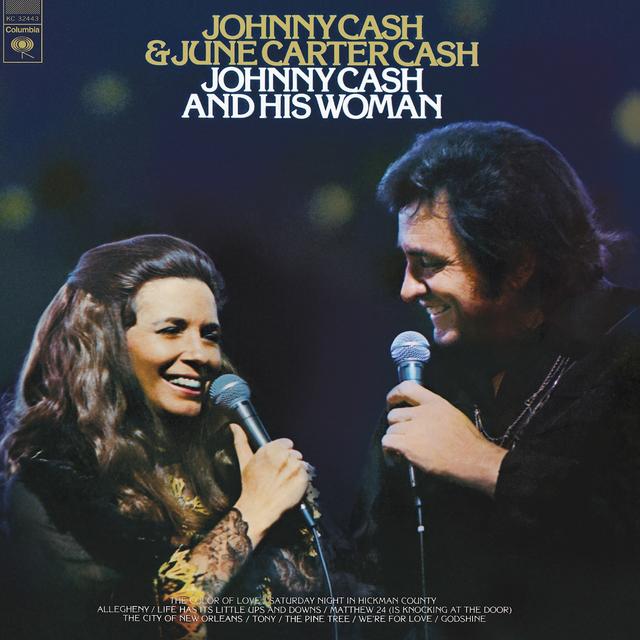 Album cover art for Johnny Cash and His Woman