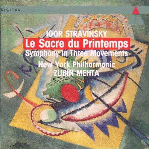 Album cover art for Stravinsky : Le Sacre du Printemps - Symphony in Three Movements