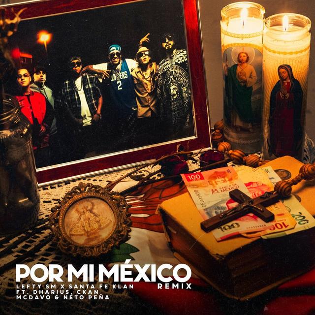 Album cover art for Por Mi México (Remix)