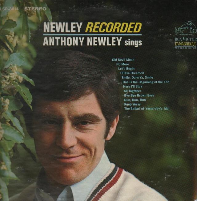 Album cover art for Newley Recorded