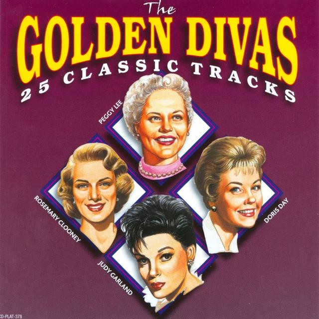 Album cover art for The Golden Divas - 25 Classic Tracks