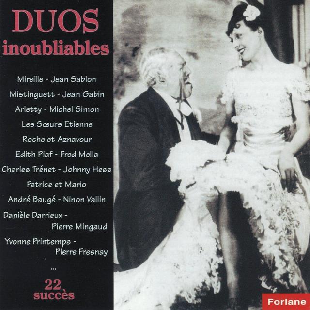 Album cover art for Duos inoubliables (22 succès)