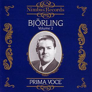 Album cover art for Jussi Björling: Volume 2