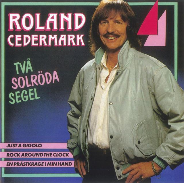 Album cover art for Två solröda segel