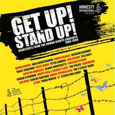 Album cover art for Get Up! Stand Up! The Human Rights Concert