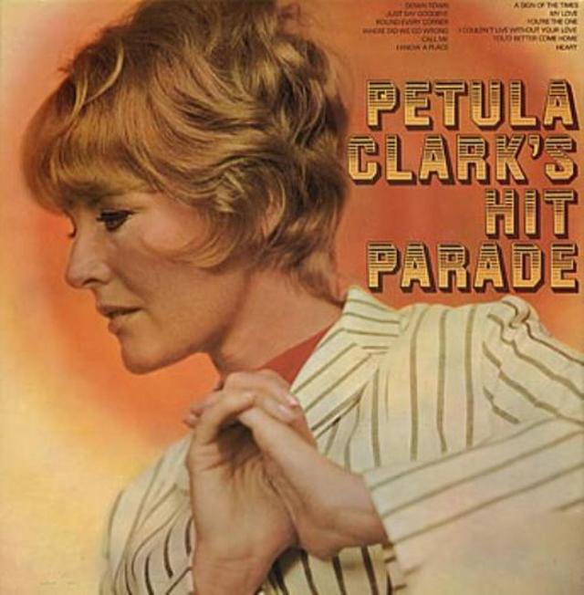 Album cover art for Petula Clark's Hit Parade