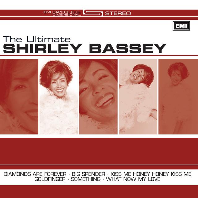 Album cover art for The Ultimate Shirley Bassey