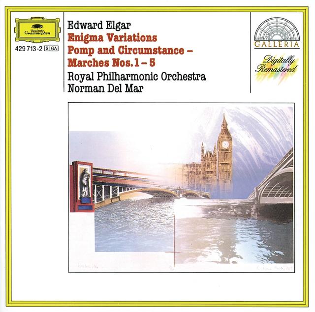 Album cover art for Elgar: Enigma Variations; Pomp and Circumstance