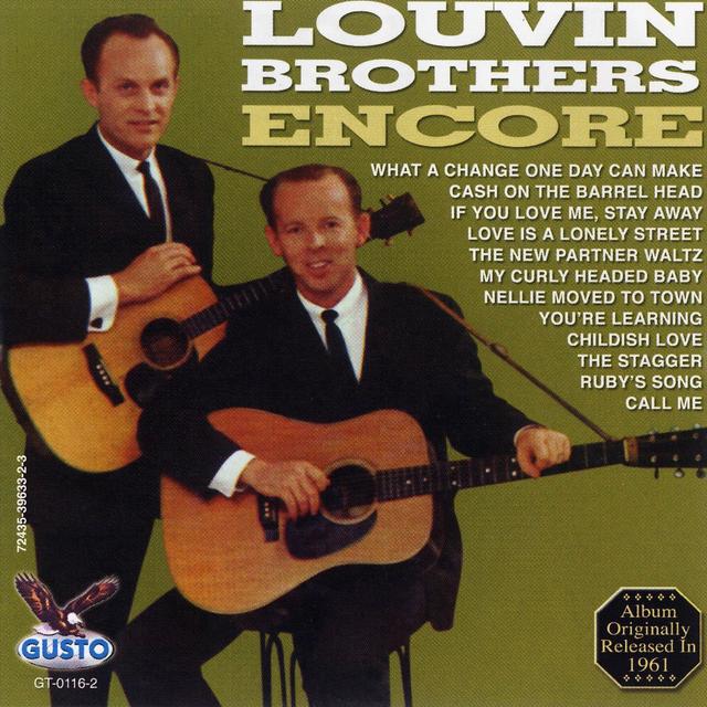 Album cover art for Louvin Brothers Encore