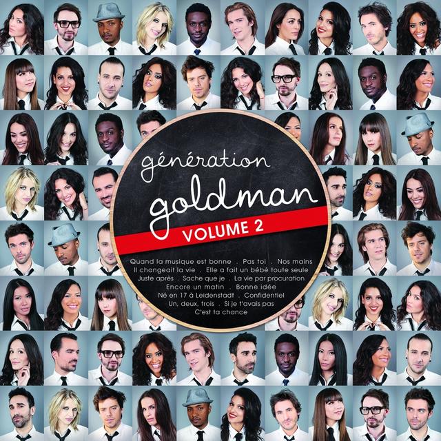 Album cover art for Génération Goldman Volume 2