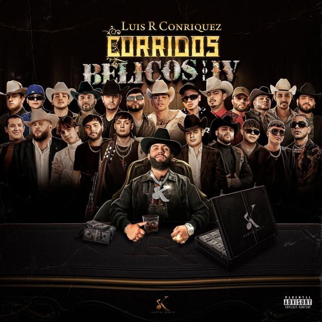 Album cover art for Corridos Bélicos, Vol. IV