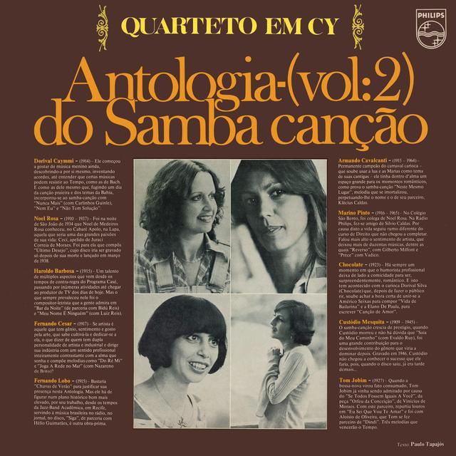 Album cover art for Antologia do Samba Canção Vol. 2