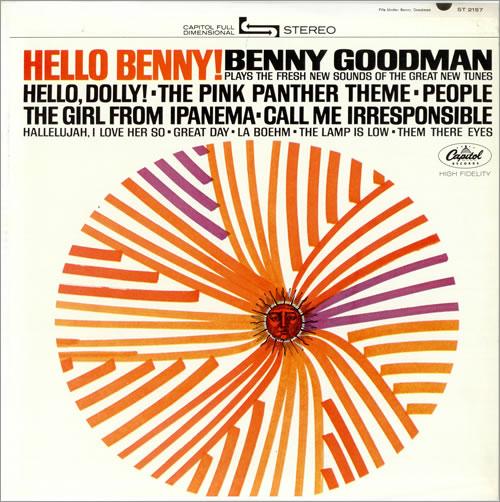 Album cover art for Hello, Benny