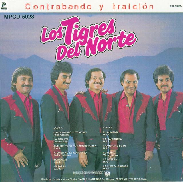 Album cover art for Contrabando y Traicion