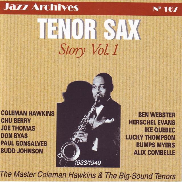 Album cover art for Tenor Sax Story