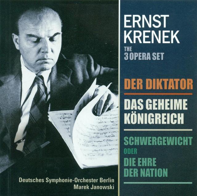 Album cover art for Krenek: Der Diktator - Schwergewicht, Oder die Ehre der Nation - Das Geheime Konigreich