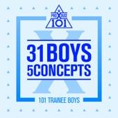 Album cover art for Produce X 101 - 31 Boys 5 Concepts