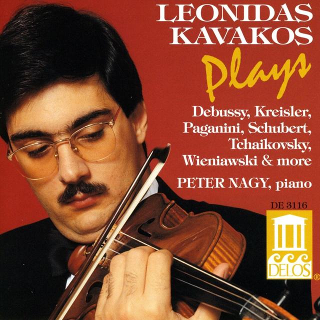 Album cover art for Plays Debussy, Kreisler, Paganini, schubert, Tchaikovsky, Wieniaski & More