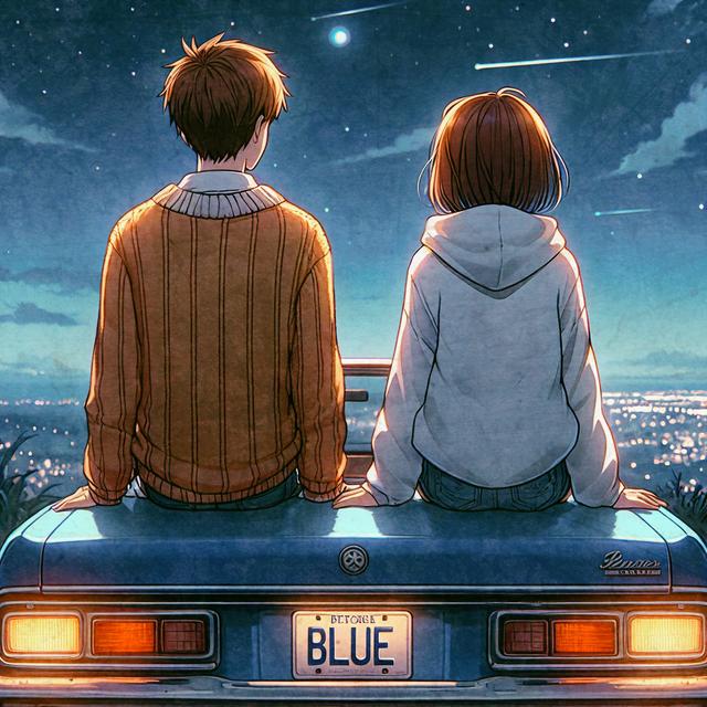 Album cover art for BLUE