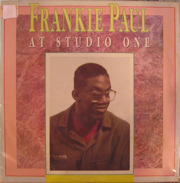 Album cover art for Frankie Paul at Studio One