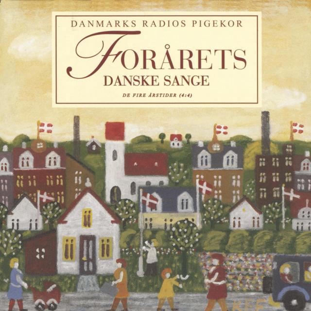 Album cover art for Forårets Danske Sange