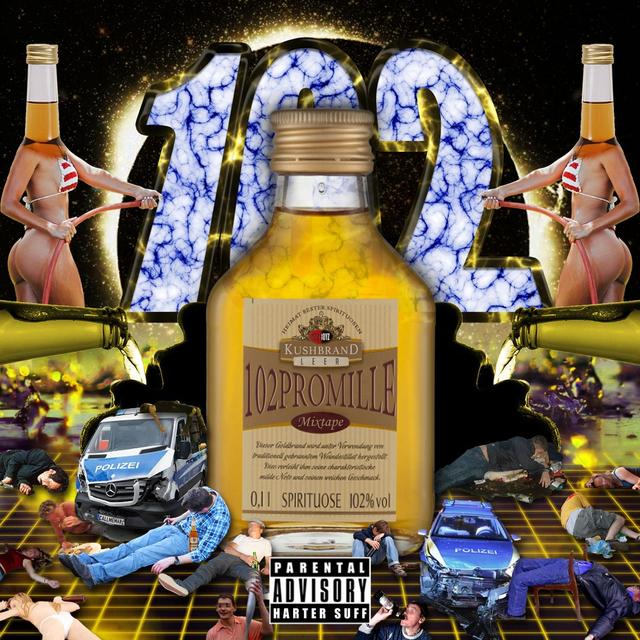 Album cover art for 102 Promille