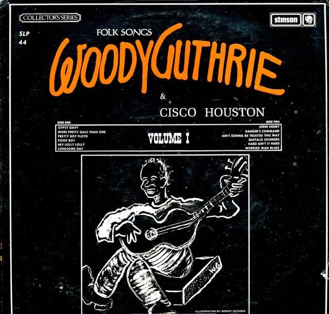 Album cover art for Woody Guthrie, Vol. 1