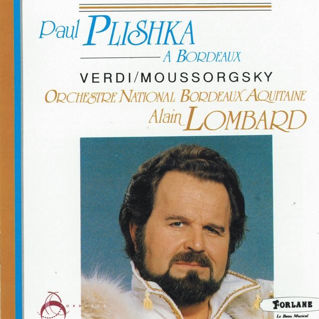 Album cover art for Paul Plishka à Bordeaux : Verdi - Moussorgsky