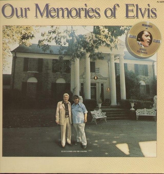 Album cover art for Our Memories of Elvis