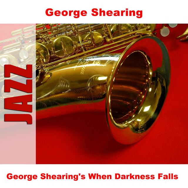 Album cover art for George Shearing's When Darkness Falls