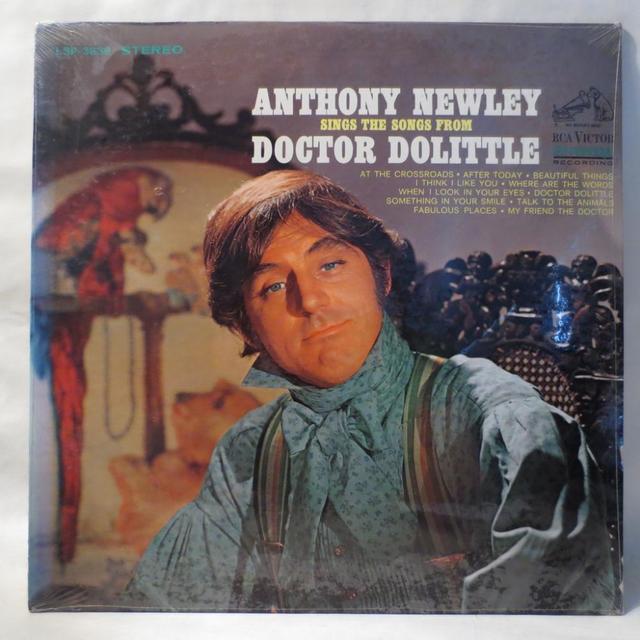 Album cover art for Anthony Newley Sings the Songs from Doctor Dolittle