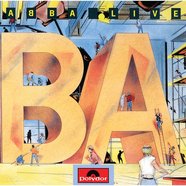 Album cover art for ABBA Live