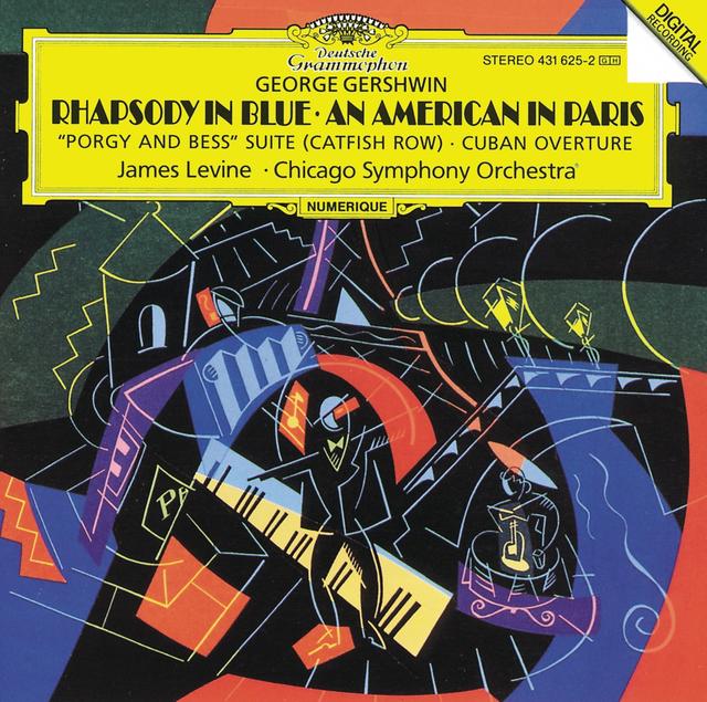 Album cover art for Gershwin: Rhapsody in Blue - An American in Paris