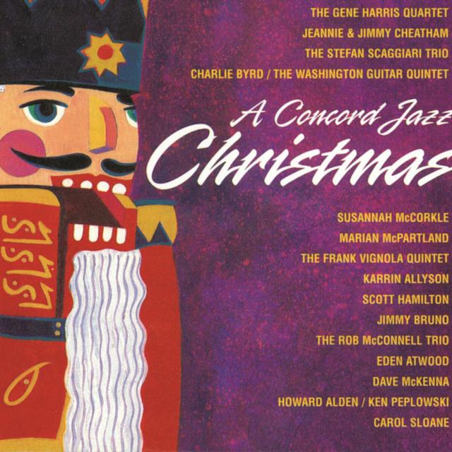 Album cover art for A Concord Jazz Christmas