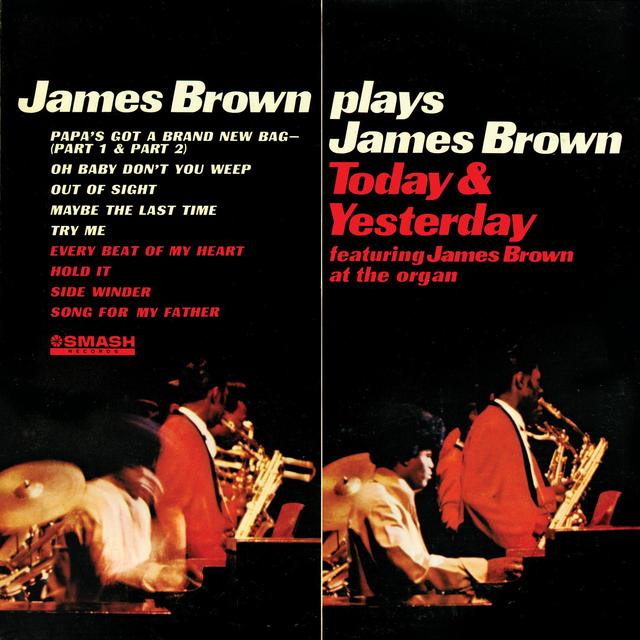 Album cover art for James Brown Plays James Brown Today & Yesterday