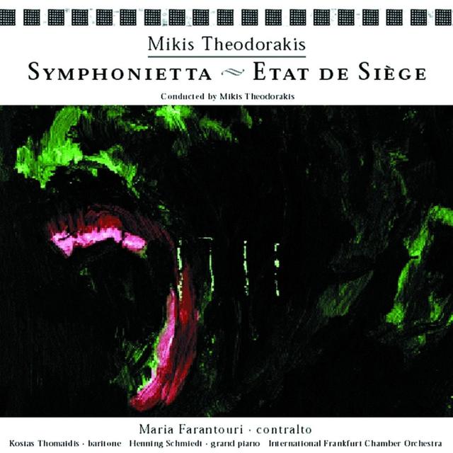 Album cover art for Symphonietta - État de Siège