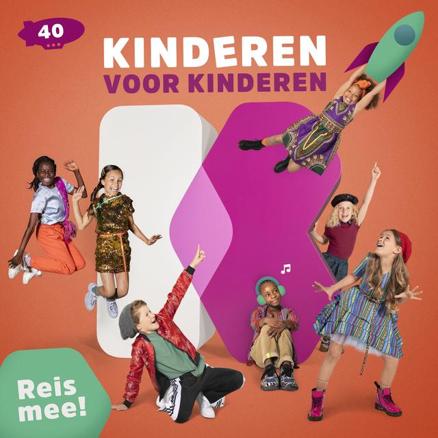 Album cover art for Kinderen voor Kinderen 40: Reis mee!